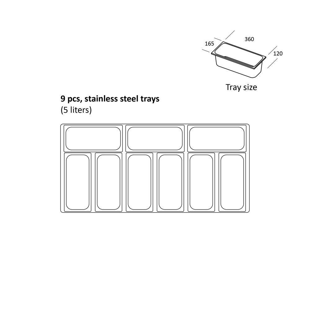 Морозильная витрина SIC9WB