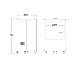 Импульсная витрина TK42BE