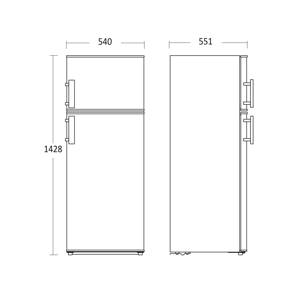 Холодильник CBF211WD