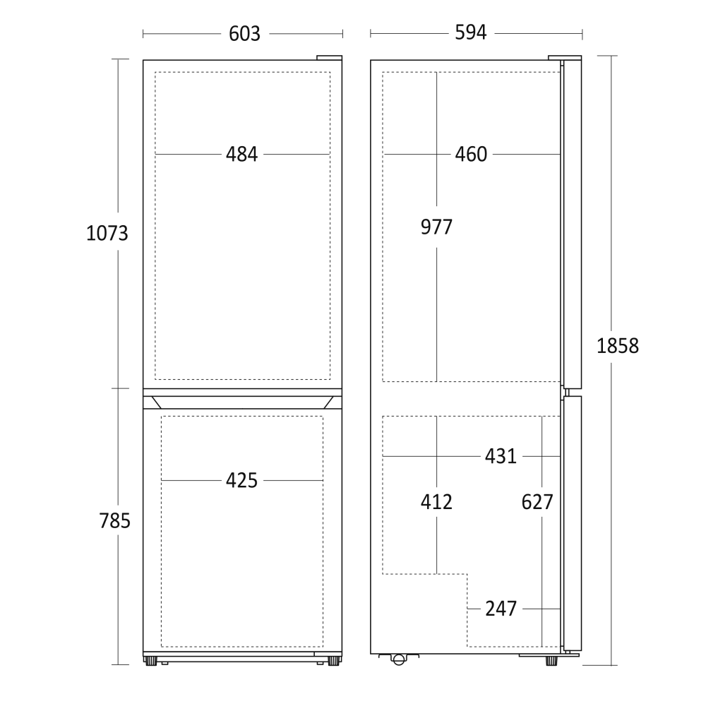 Холодильник Combi CBF315WE