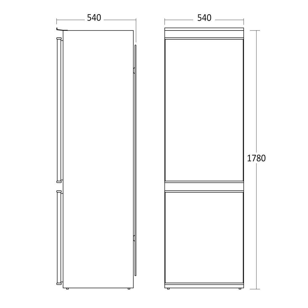 Холодильник Combi BIC249WE