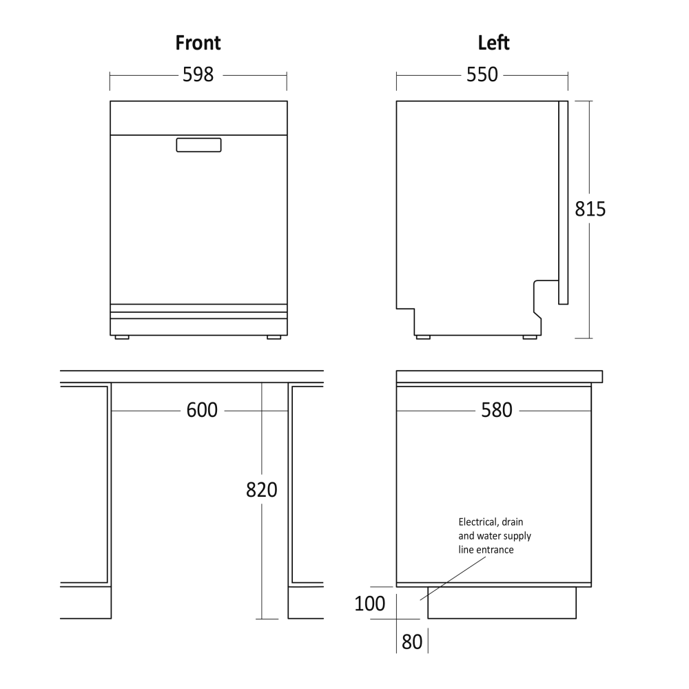 Посудомоечная машина DWI1442WC