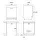 Посудомоечная машина DWI1444WC (33102310000DWI1444WC)