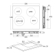 Керамическая плита HOC60F (33058110000HOC60F)