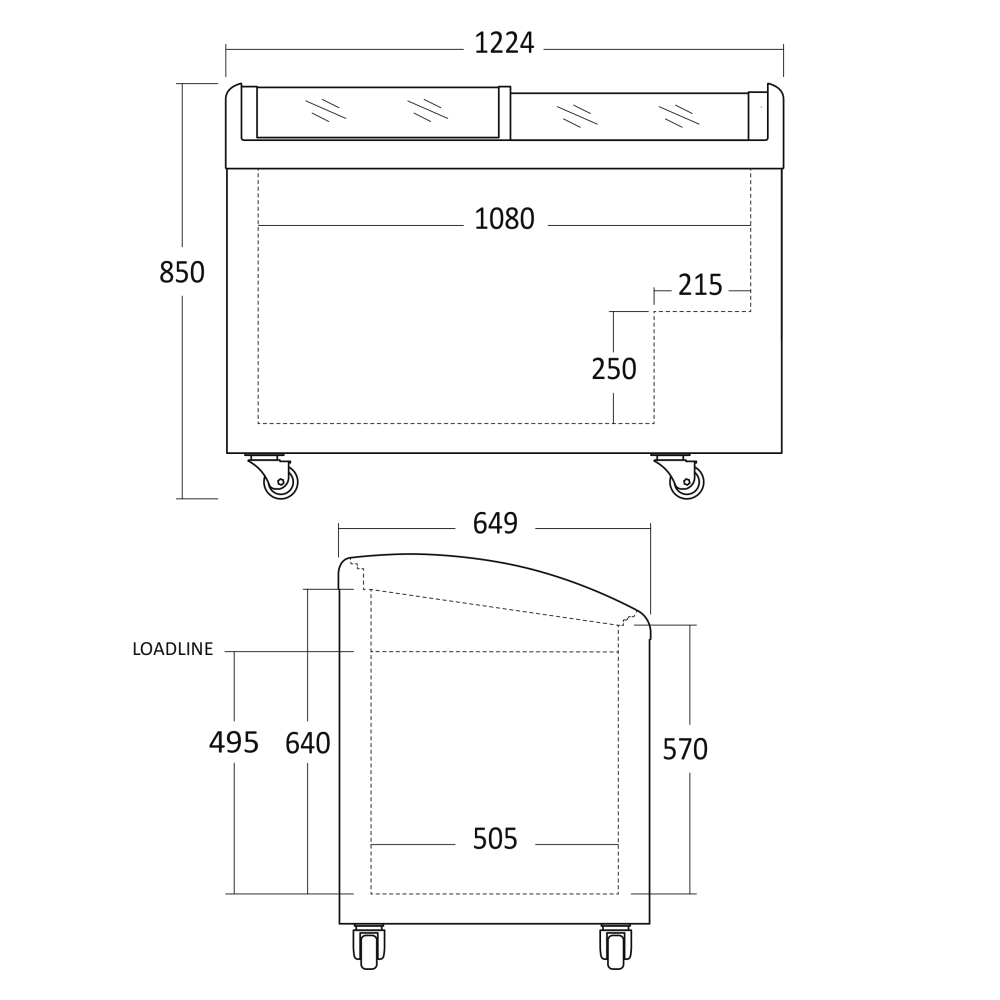Морозильный ларь для мороженого 251L IC352D (23424310000IC352D)