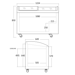 Морозильный ларь для мороженого 251L IC352D
