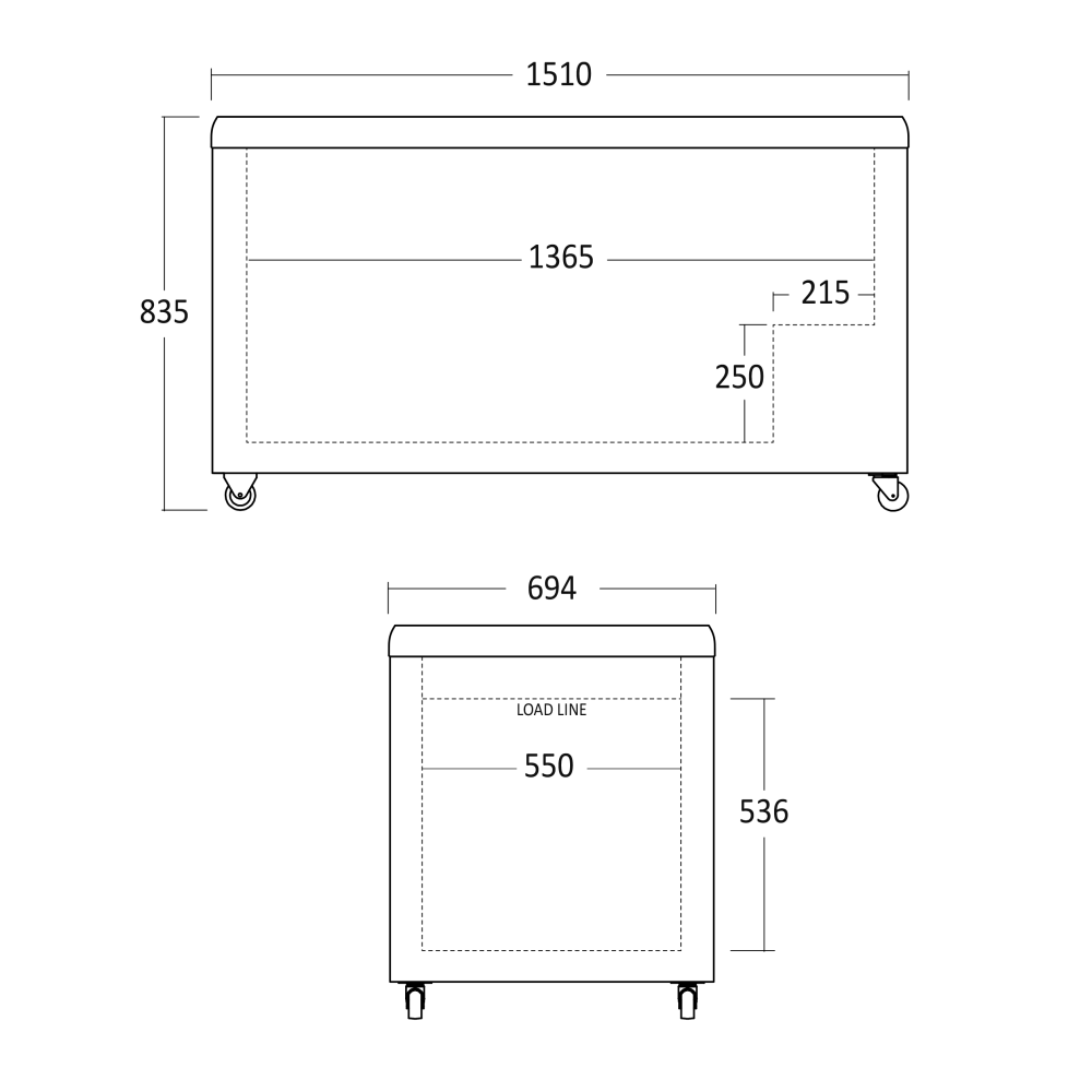 Морозильный ларь для мороженого 373L IC510D (23424310000IC510D)