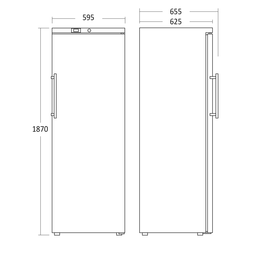 Xолодильный шкаф 293L GUR390W (31318510000GUR390W)