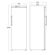 Xолодильный шкаф 293L GUR390W (31318510000GUR390W)