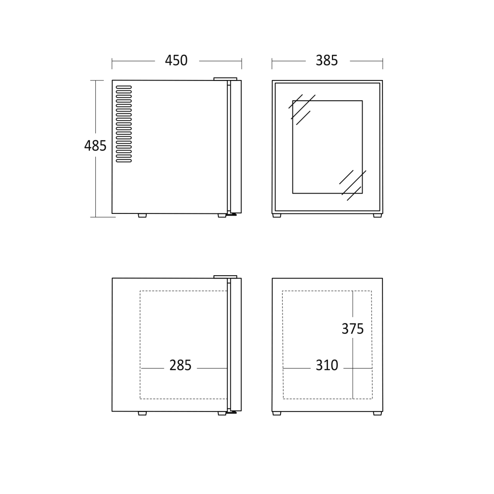 Минибар 32L MB 32 BGD (43010032BGD10000)