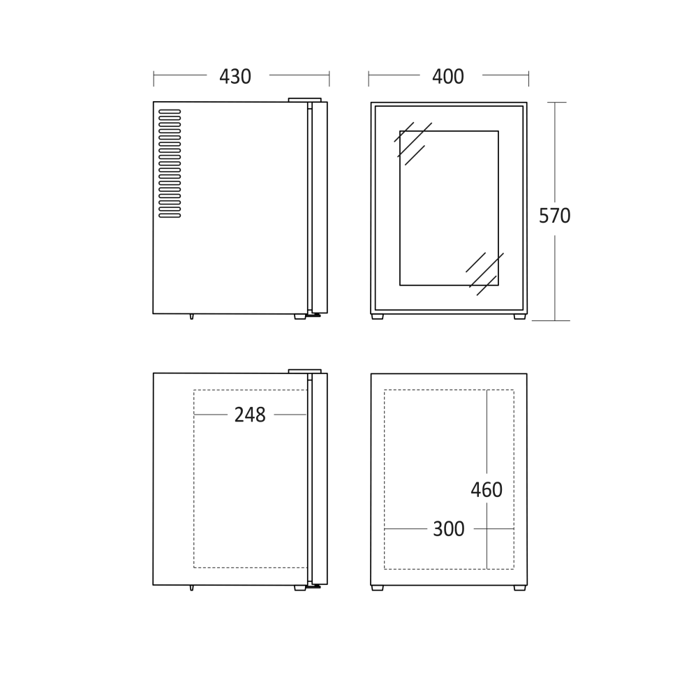 Минибар 34L MB 34 BGD (43010034BGD10000)