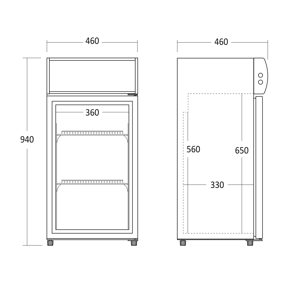 Холодильная витрина 60L SC 81 BE (26310081BE10000)