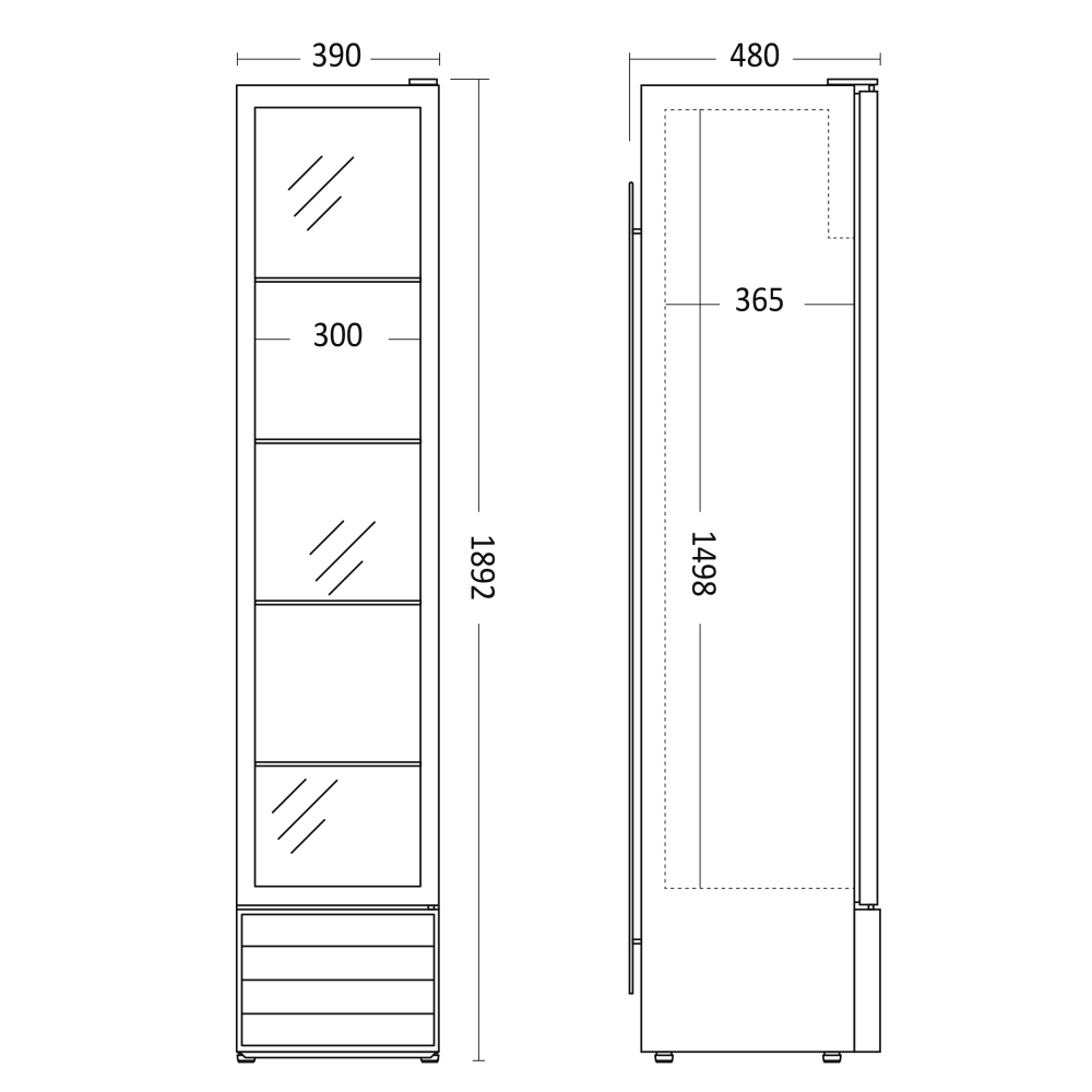 Холодильник 144L SD 226 BE (26311110000SD226BE)