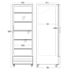 Холодильная витрина, чёрная 498L SD 726 BE (26310726BE10000)