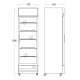 Холодильная витрина, белая 280L SD 417 E (26310417E110000)
