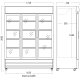Холодильная витрина, белая 1152L SD 1502 HE (26311502HE310000)