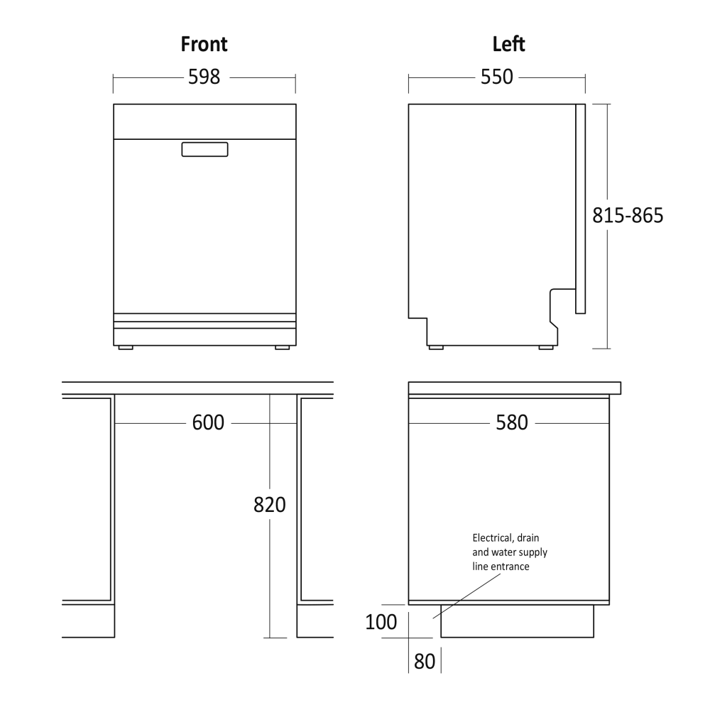 Посудомоечная машина DWI1042WC (33102310000DWI1442WC)