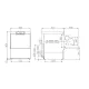 Посудомоечная машина, 500x500mm, SK 50E PRS SD (SK50EPRSSD)