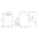 Посудомоечная машина, 500x600mm, SK 60E PRS SD (SK60EPRSSD)