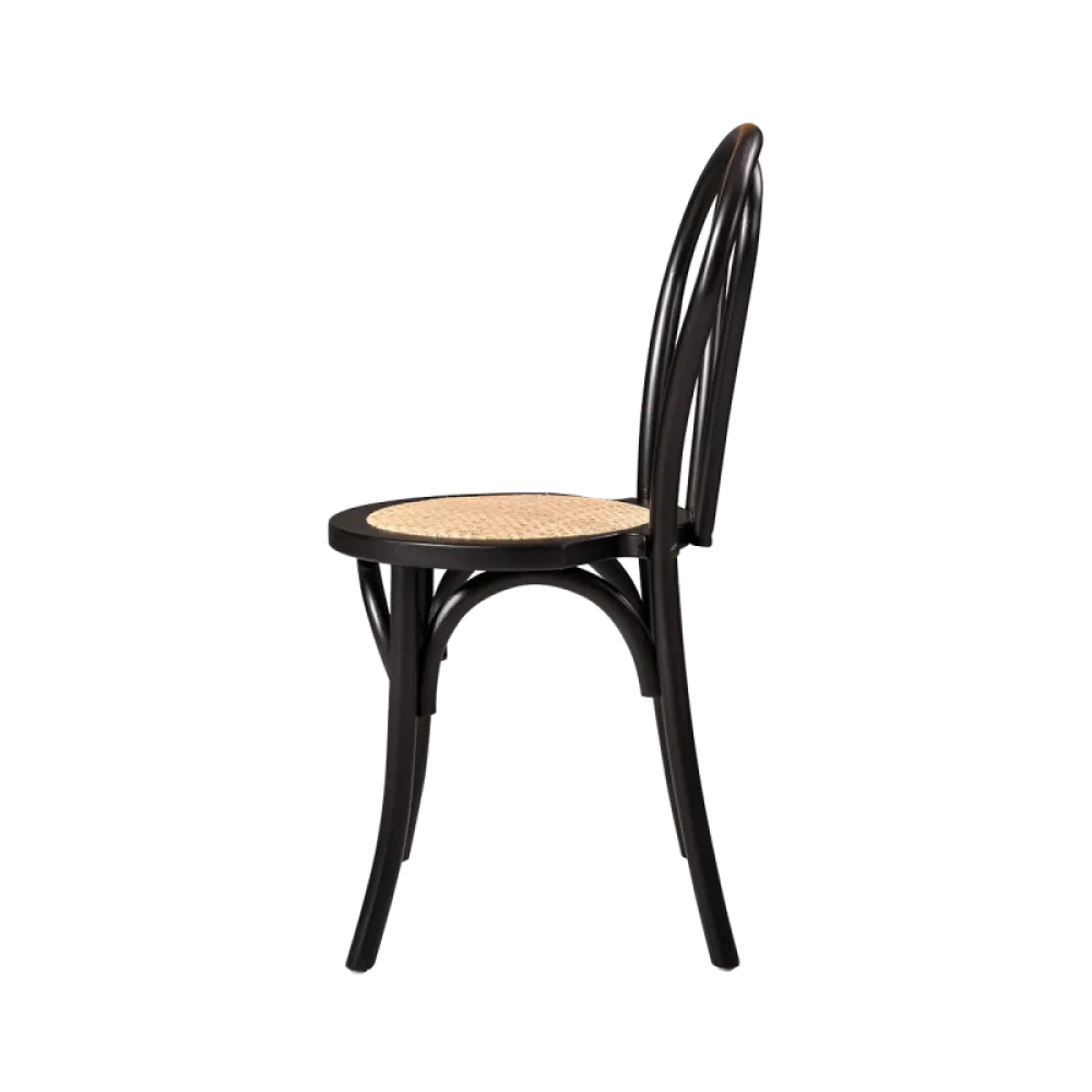 Стул MONET WOOD RT, чёрный (KDR/MONET.WOOD.RT.6001/JK/STM)