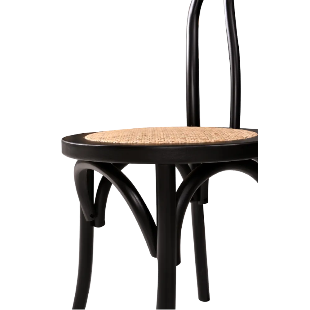Стул MONET WOOD RT, чёрный (KDR/MONET.WOOD.RT.6001/JK/STM)