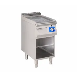 Газовый гриль с нейтральным шкафчиком, рифленый 6,5kW