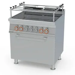 Электрическая плита с духовкой, 4 керамические конфорки CFVC4-78ETX