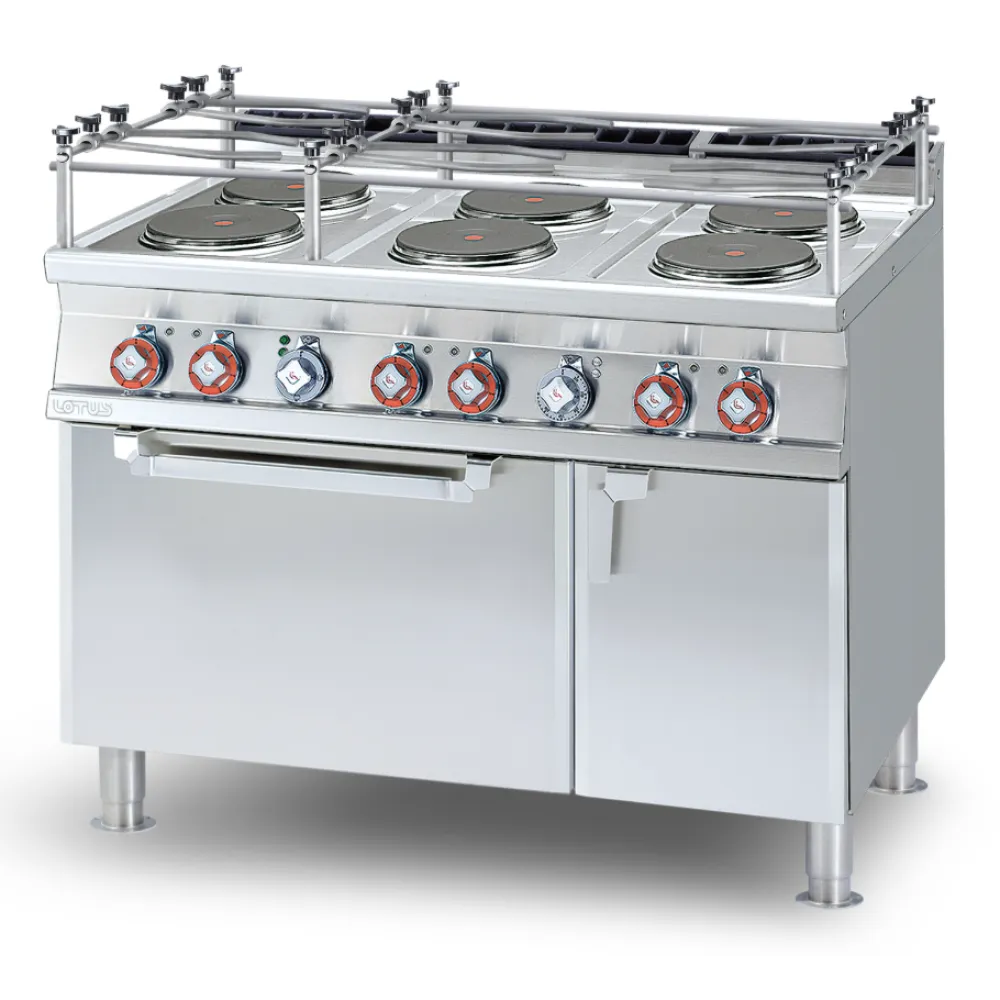 Электрическая плита с духовкой, 6 конфорки CF6-712ETVX (08661230X)