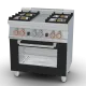 Газовая плита с духовкой LOTUS 06680850