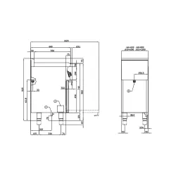 Газовая плита с духовкой CF4-68G