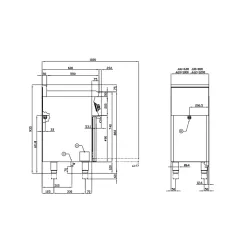 Газовая плита с духовкой CF2-68G