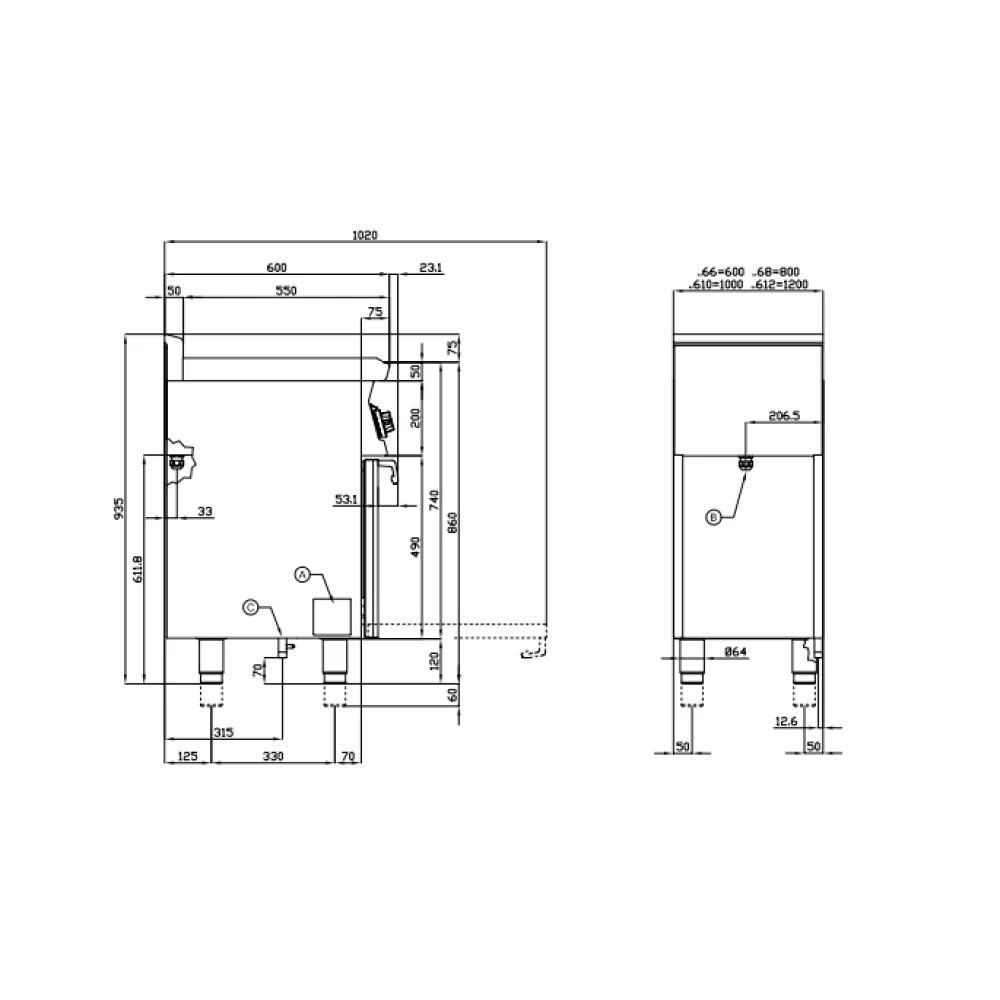Газовая плита с электрической духовкой LOTUS 06690662