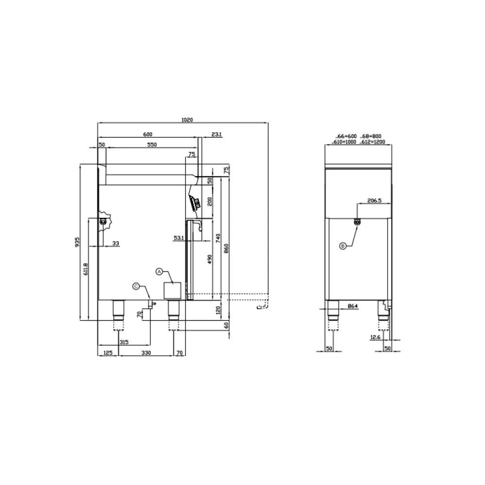Газовая плита с электрической духовкой LOTUS 06690862