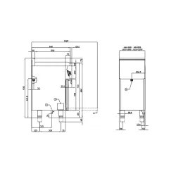 Газовая плита с электрической духовкой CFM6-610GEM/V