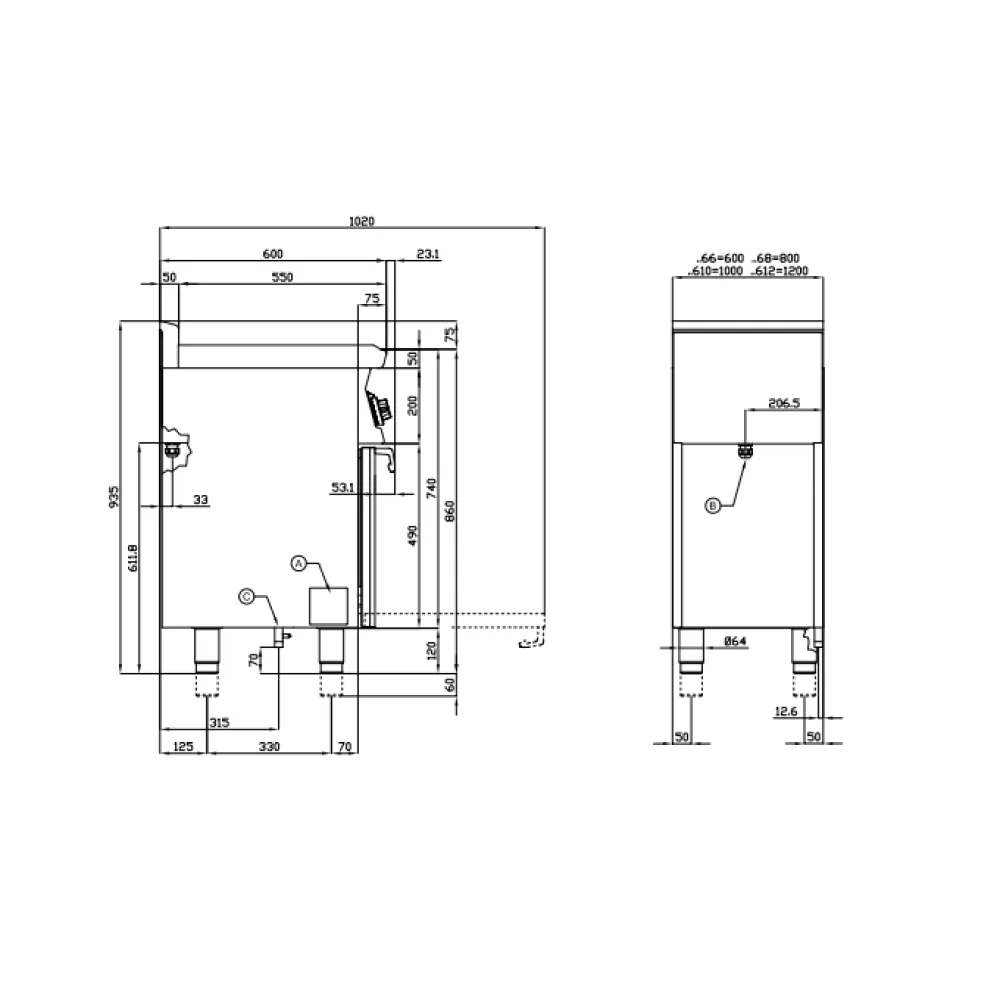 Газовая плита с духовкой LOTUS 06790861