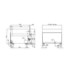 Фритюр газовый 8+8L F2/8T-66G