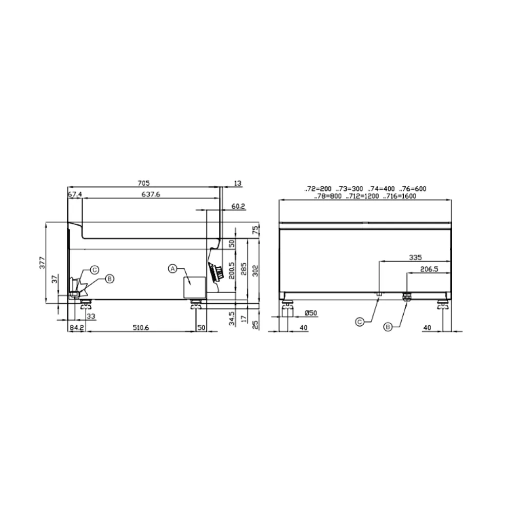 Газовый гриль 70 CWT-78G (18250850)