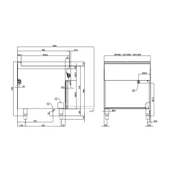 Электрическая плита с духовкой 90 MARINE CFQ6-912ETVX