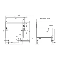 Электрическая плита с духовкой 90 MARINE CFVQ6-912ETVX/V