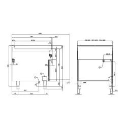 Электрическая плита с духовкой 90 CFQ4-98ET