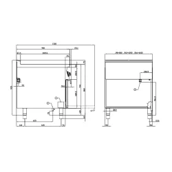 Электрическая плита с духовкой 90 CFVQ4-98ET