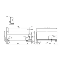 Фритюр электрический 13+13L 90 MARINE F2/13T-98ETX