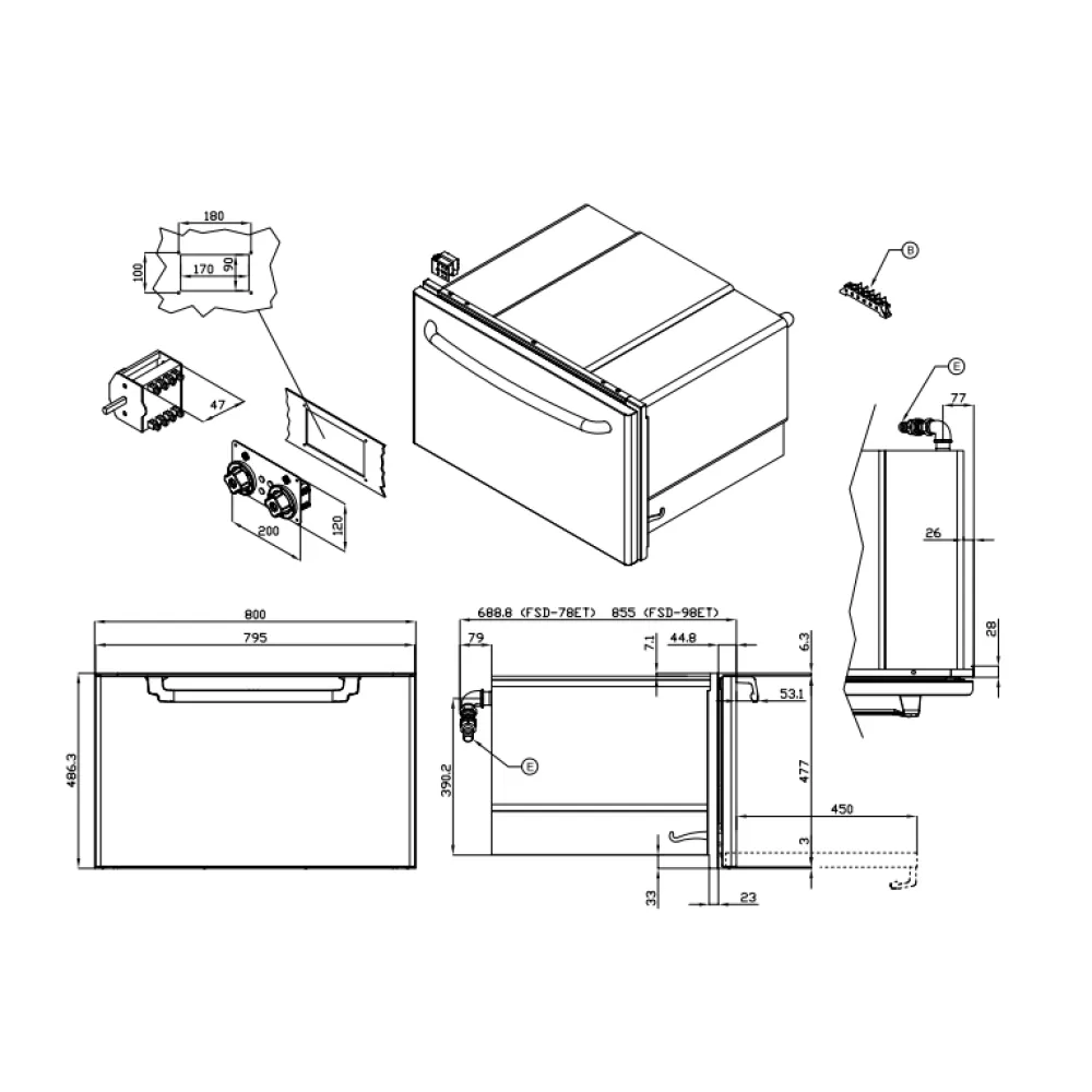 Электрический духовой шкаф LOTUS 26500830X