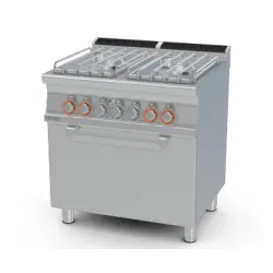 Газовая плита с электрическим духовым шкафом MULTIFUNCTION, 4 горелки 70 CFV4-78GPE
