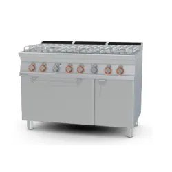 Газовая плита с электрическим духовым шкафом MULTIFUNCTION, 6 горелки 70 CFV6-712GPEV