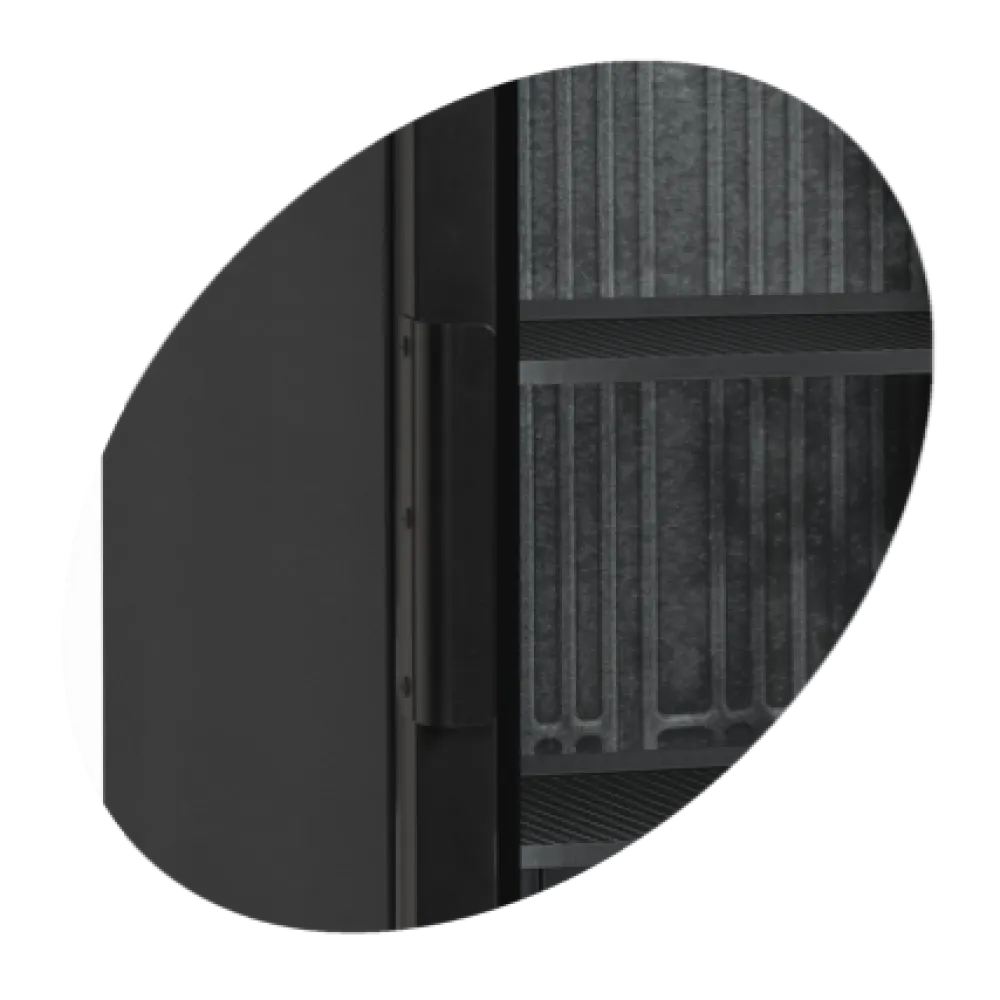 Холодильный шкаф черный SCU1425H