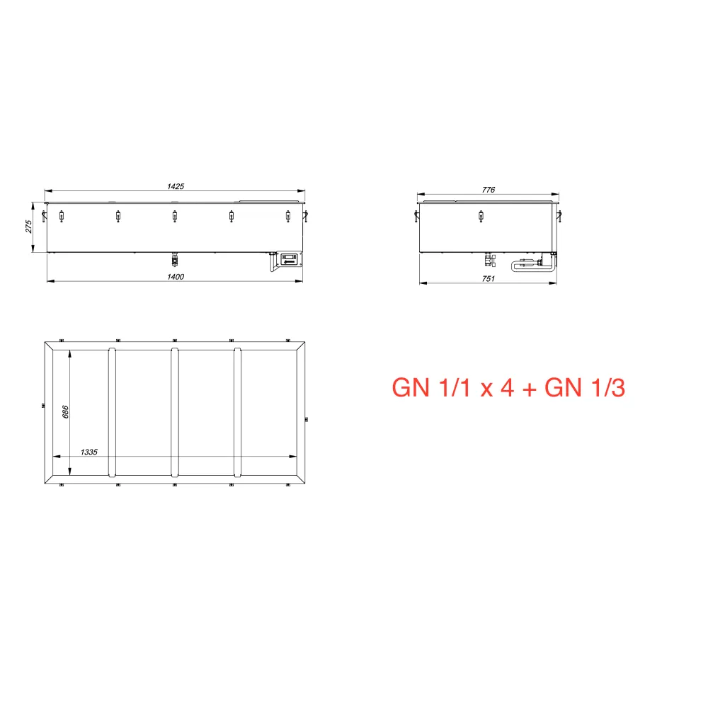 Пройект -Горячий мармит для столовой