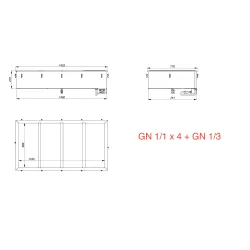 Пройект -Горячий мармит для столовой